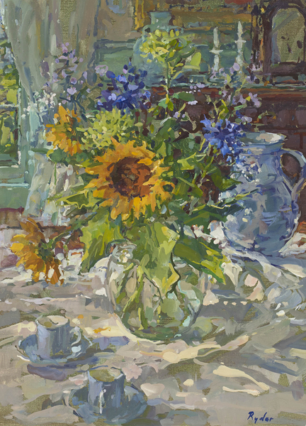 Sunflowers à Susan  Ryder