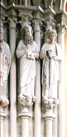 Jamb figures from the south portal