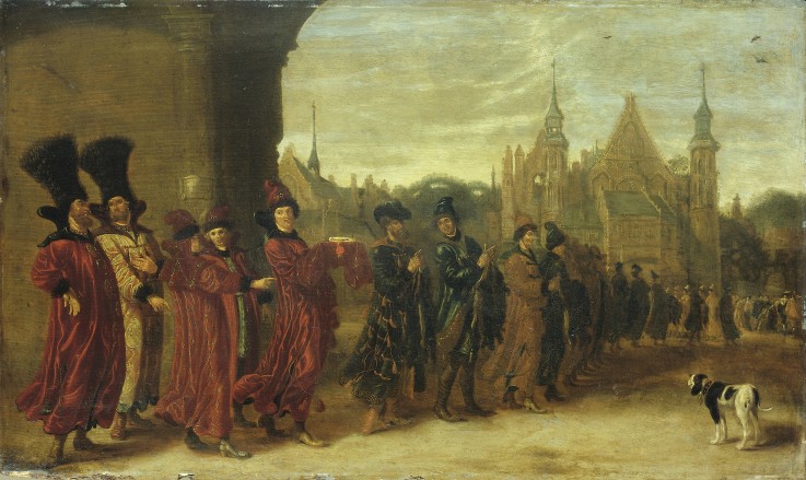 Ambassadors from the Czar of Muscovy in The Hague on 4 November 1631 à Sybrandt van Beest