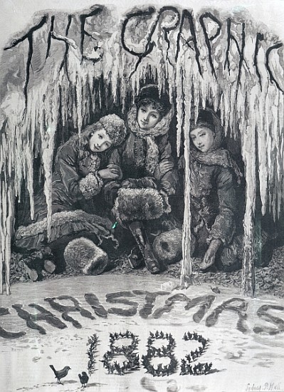 Front cover of ''The Graphic'', Christmas 1882 à Sydney Prior Hall