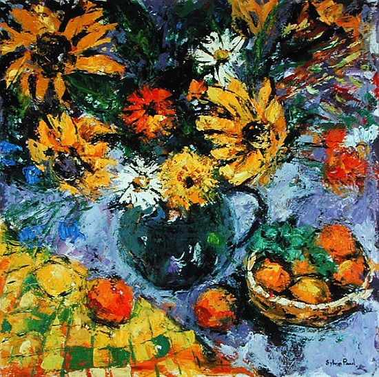 Garden Sunflowers à Sylvia  Paul