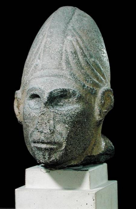 Head of a  god, from Jabbil, Northern Syria à Syrien
