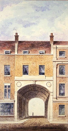 The Improved Entrance to Scotland Yard à T. Chawner