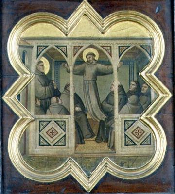 Apparition of St. Francis to his Followers (tempera on panel) à Taddeo Gaddi