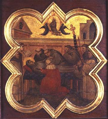 The Death of St. Francis (tempera on panel) à Taddeo Gaddi