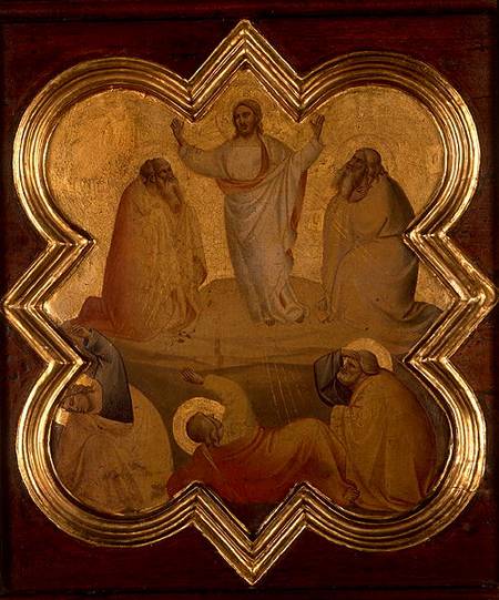 The Transfiguration (tempera & gold leaf on panel) à Taddeo Gaddi
