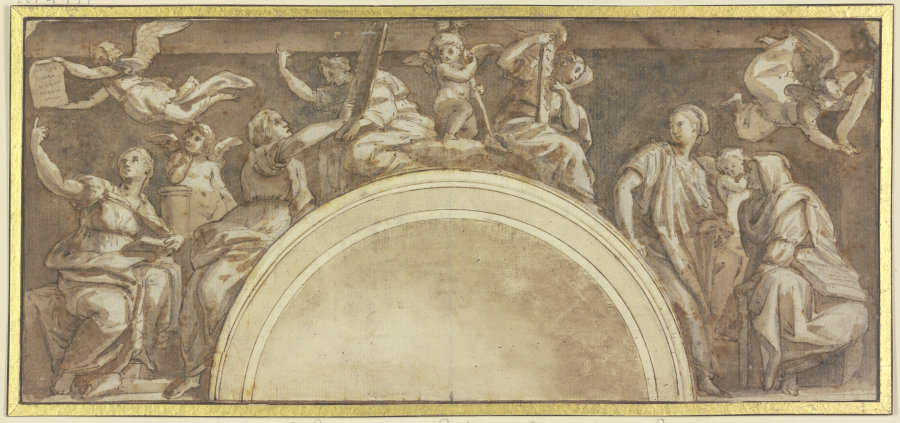 Kopie der Sibyllen des Raffael in S. Maria della Pace in Rom à Taddeo Zuccari