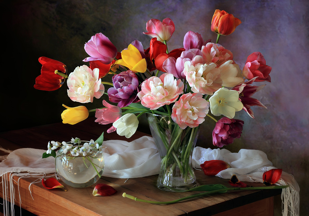 Spring bouquets à Tatyana Skorokhod (Татьяна