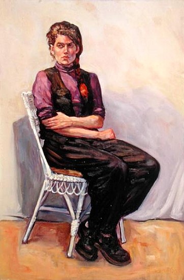 Portrait of a Woman, 1993 (oil on canvas)  à Ted  Blackall