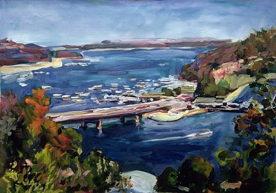 The Sydney Split, 1995 (oil on canvas)  à Ted  Blackall