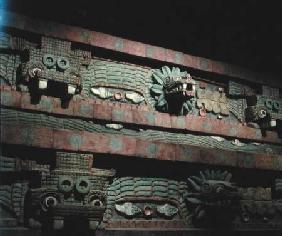 Reproduction of the Temple of Quetzalcoatl