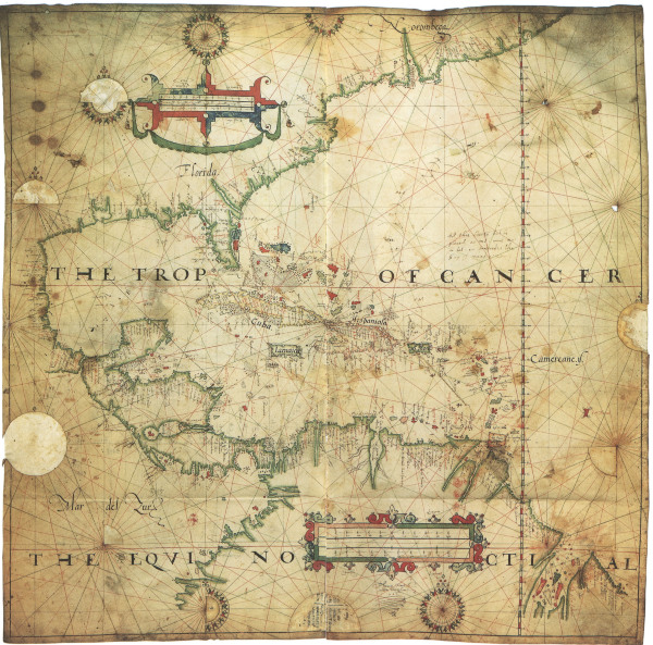 Central America , Map by Th.Hood à Th. Hood