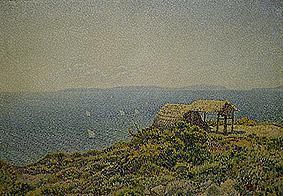 Vue du Cap Benat, Ile du Levant. à Theo van Rysselberghe