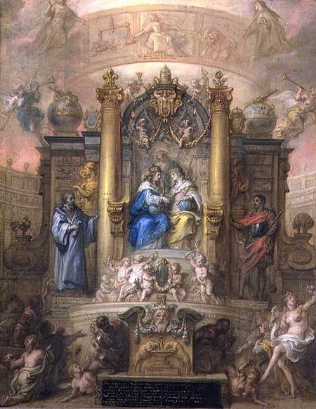 Alliance of France and Spain Allegory of the Peace of the Pyrenees in 1659 à Theodoor Thulden