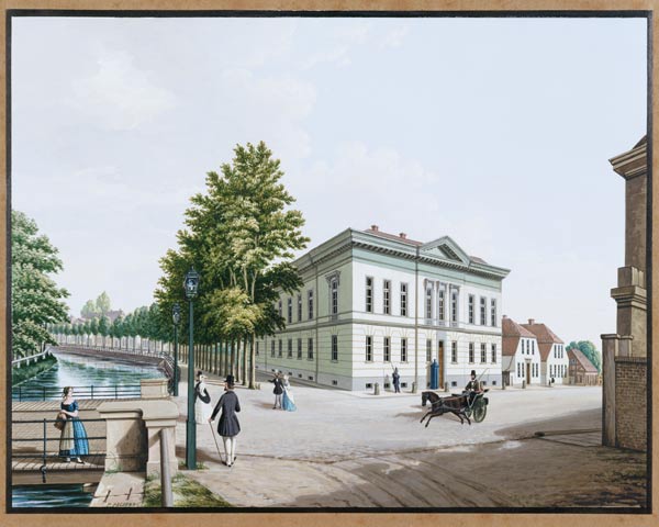 Das Prinzenpalais in Oldenburg à Theodor Presuhn l'Ancien