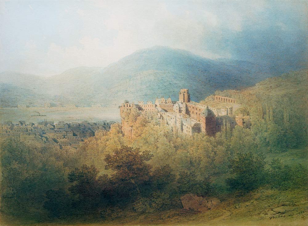 Heidelberg Castle , Verhas à Theodor Verhas