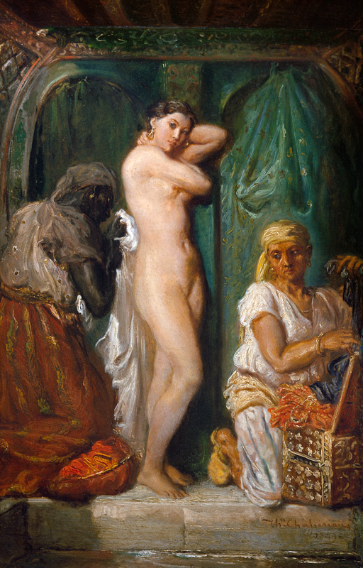 Le bain dans le harem à Théodore Chassériau