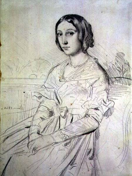 Portrait of a Young Woman à Théodore Chassériau