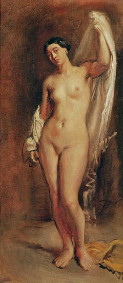 Standing Female Nude, study for the central figure of ''The Tepidarium'' à Théodore Chassériau