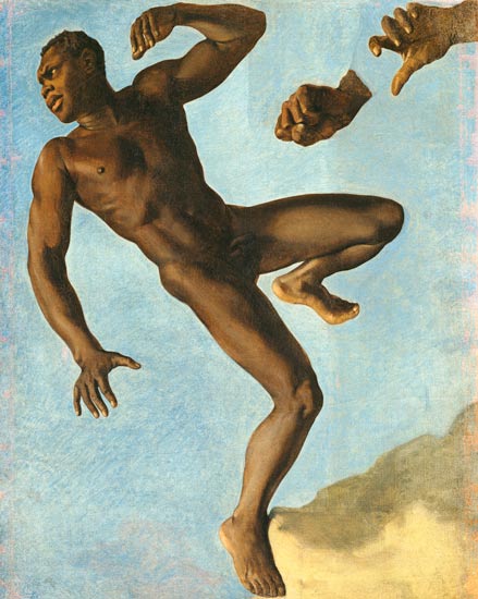 Study of a Nude Negro à Théodore Chassériau
