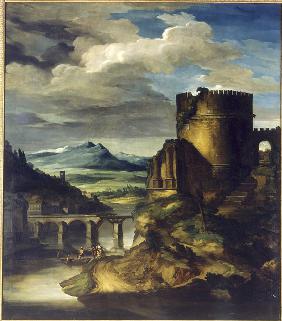 Landscape with a Tomb