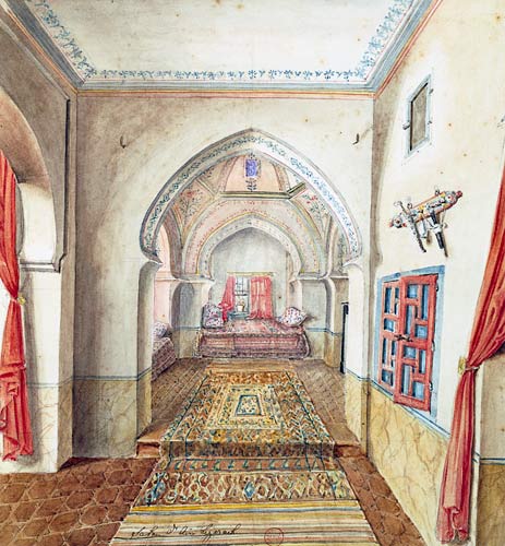 A Moorish Interior, Algiers  on à Theodore Leblanc