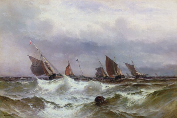 Dover Pilot and Fishing Boats à Theodore Weber