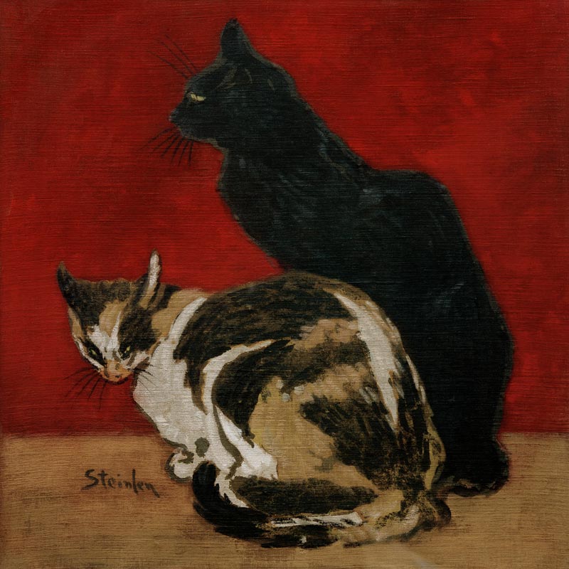 Les chats à Théophile-Alexandre Steinlen