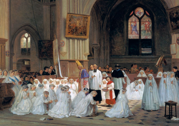 First Communion à Theophile Emmanuel Duverger