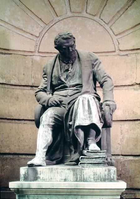 Statue of Francois Broussais (1772-1838) à Theophile Francois Marcel Bra