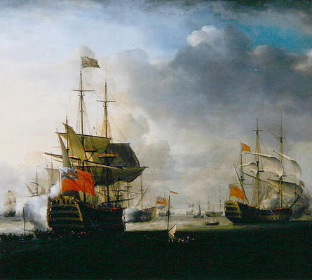 The Royal William leaving England (oil on canvas) à Thomas Allin