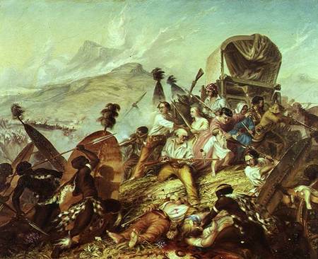 The Battle of Blauwkrantz à Thomas Baines