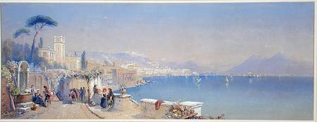 The Bay of Naples à Thomas Charles Leeson Rowbotham