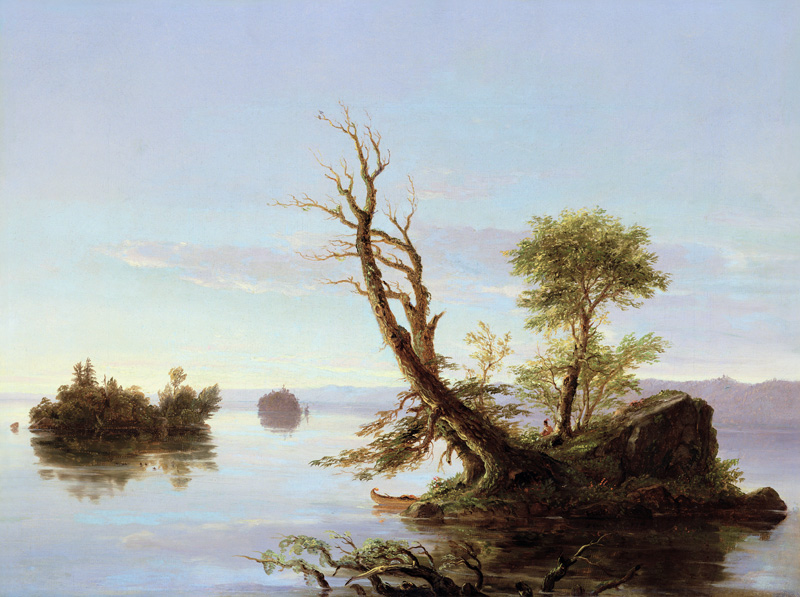 American Lake Scene à Thomas Cole