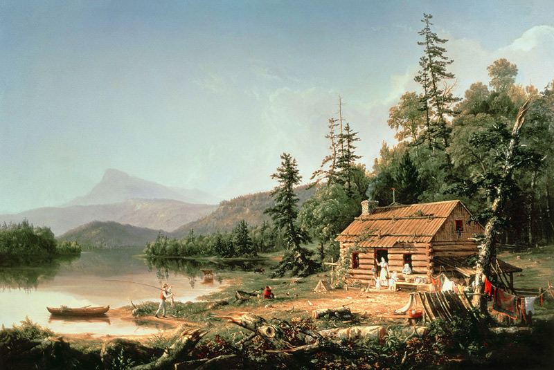 Home in the Woods à Thomas Cole