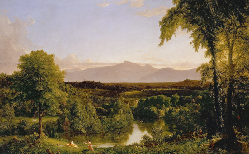 View on the Catskill Early Autumn à Thomas Cole