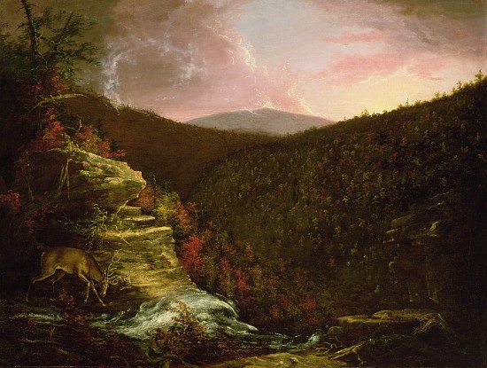 From the Top of Kaaterskill Falls à Thomas Cole