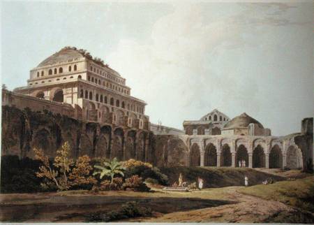 Part of the Palace, Madura, plate XIII from 'Oriental Scenery' à Thomas Daniell