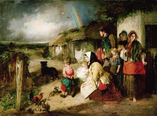 The First Break in the Family à Thomas Faed