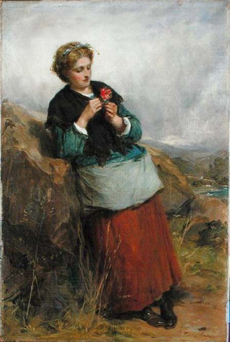 The Flower of Dunblane à Thomas Faed
