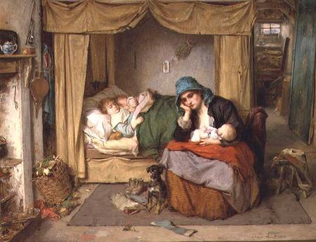 The end of a happy day à Thomas Faed