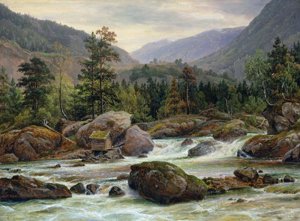 Norwegian Waterfall à Thomas Fearnley