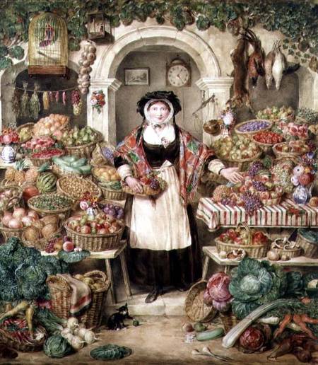 The Vegetable Stall à Thomas Frank Heaphy