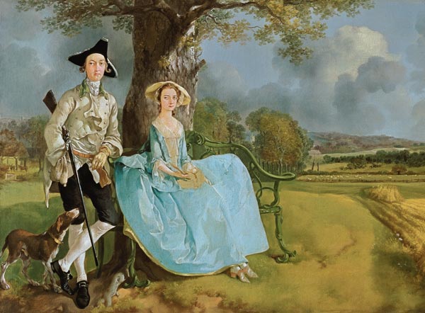 Mr and Mrs Andrews à Thomas Gainsborough