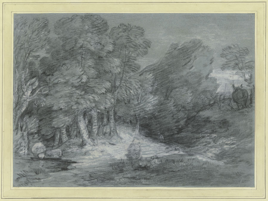 Forest landscape à Thomas Gainsborough