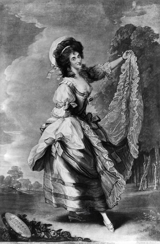 Giovanna Baccelli; engraved by John Jones à Thomas Gainsborough