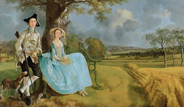 Mr and Mrs Andrews à Thomas Gainsborough