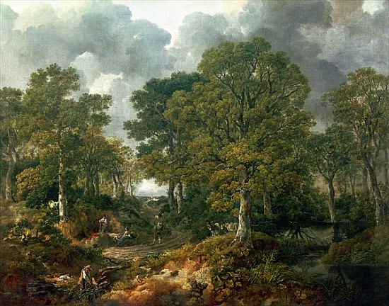 Gainsborough''s Forest (''Cornard Wood''), c.1748 à Thomas Gainsborough