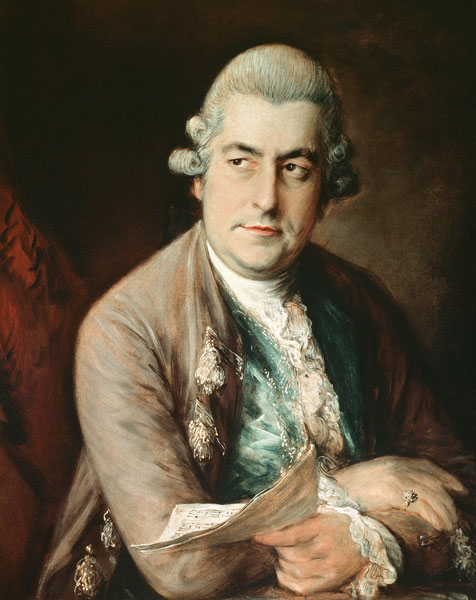 Portrait of Johann Christian Bach (1735-1782) à Thomas Gainsborough