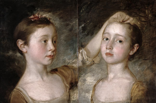 The Painter's Daughters Mary and Margaret à Thomas Gainsborough